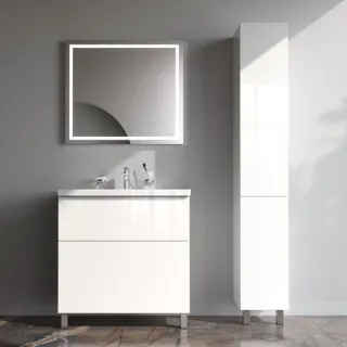 Тумба под раковину Am.Pm Gem M90FSX0802WG белый 80  см